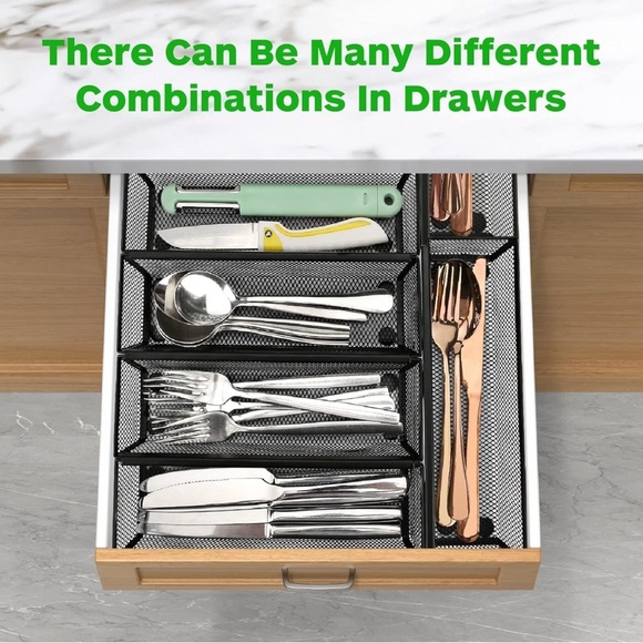 Smgmg Silverware Drawer Organizer, Silverware Organizer for Drawer (071) - Picture 5 of 5